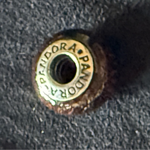 Pandora Authentic Brown / Sterling Silver 925 Retired charm. EUC Beautiful - Picture 6 of 9